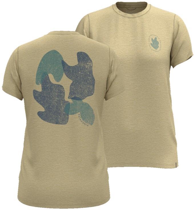 Capilene Cool Daily SS Shirt - Sunshaped - Womens - chamois yellow / dark chamois yellow x-dye 1
