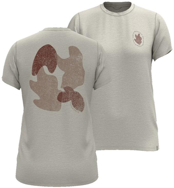 Capilene Cool Daily SS Shirt - Sunshaped - Womens - dyno white 1