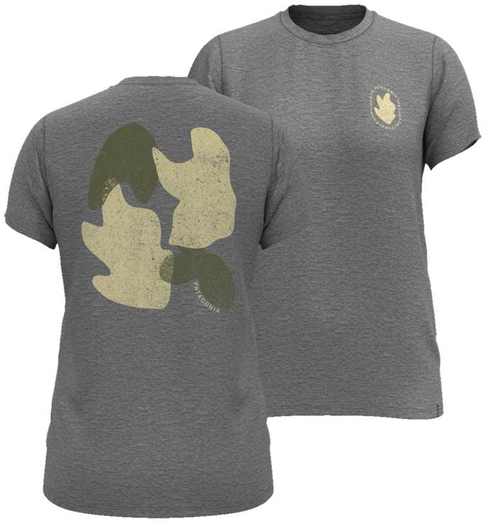 Capilene Cool Daily SS Shirt - Sunshaped - Womens - feather grey 1