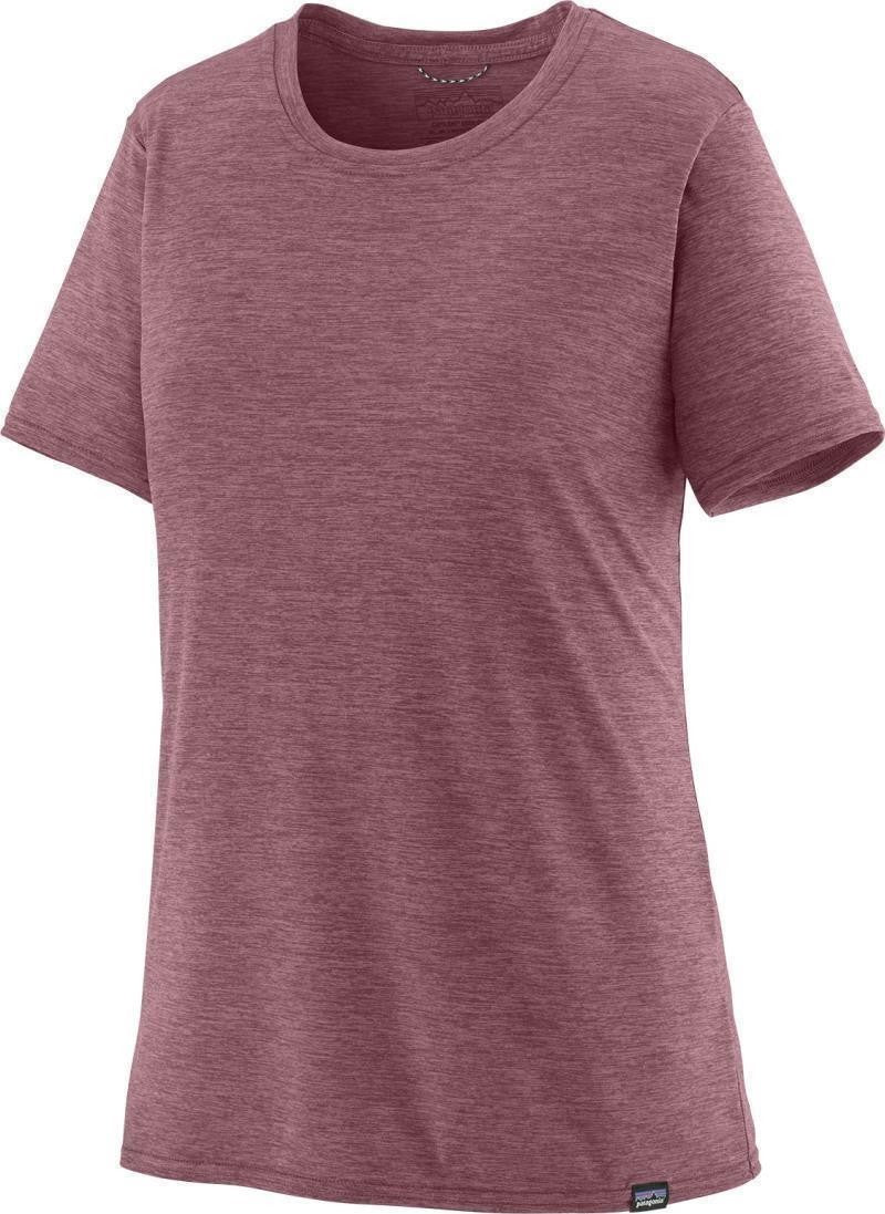 Capilene Cool Daily SS Shirt - Womens - evening mauve / light evening mauve x-dye 1