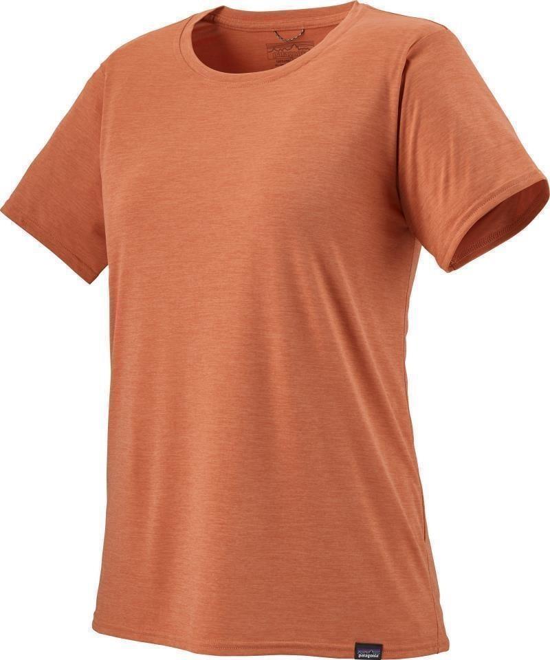 Capilene Cool Daily SS Shirt - Womens - mellow melon - light mellow melon x-dye 1