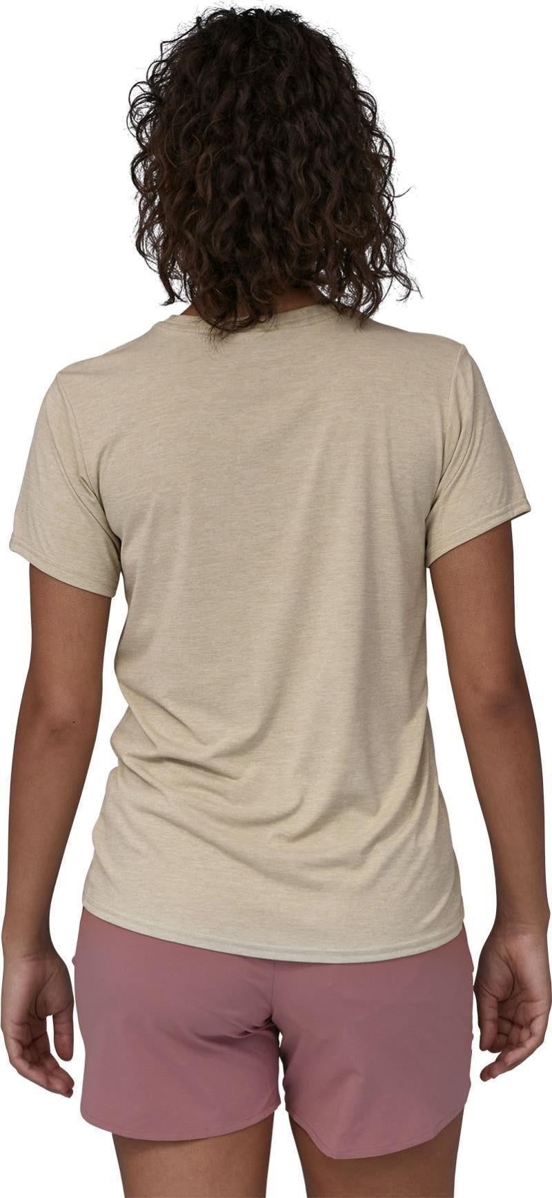 Capilene Cool Daily SS Shirt - Womens - pumice / dyno white x-dye 1