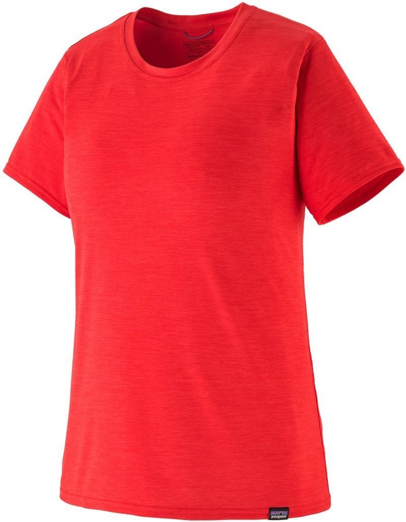 Capilene Cool Daily SS Shirt - Womens - sizzle red - light sizzle red x-dye 1