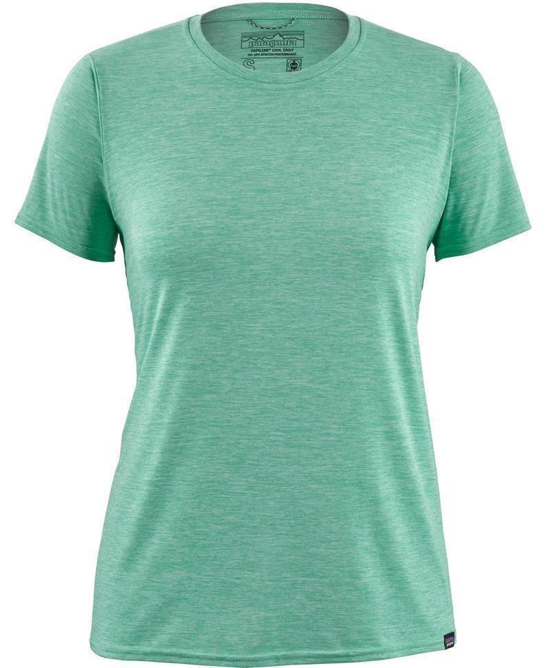 Capilene Cool Daily SS Shirt - Womens - vjosa green - light vjosa green x-dye 1