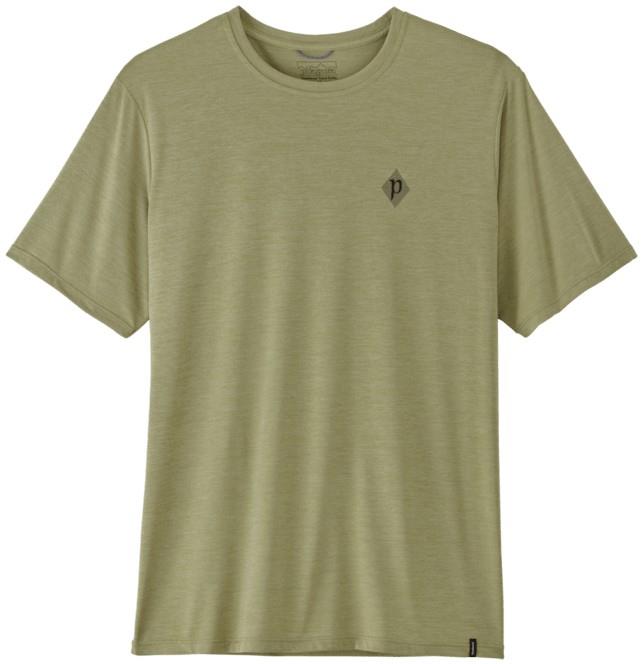 Capilene Cool Daily Shirt - Hut Tripper - Mens - gumtree green / light gumtree green x-dye 1