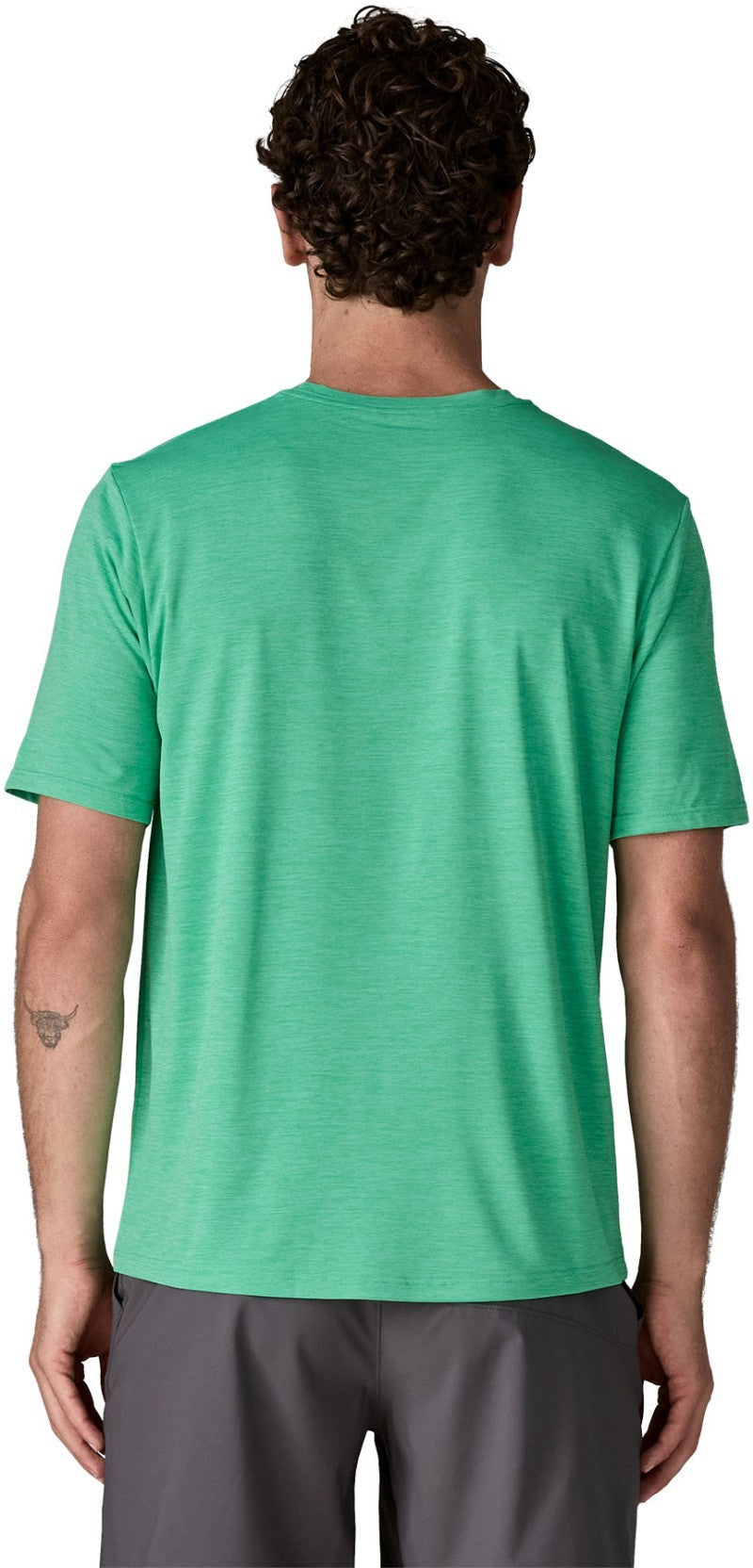 Capilene Cool Daily Shirt - Mens - aqua stone / light aqua stone x-dye 1
