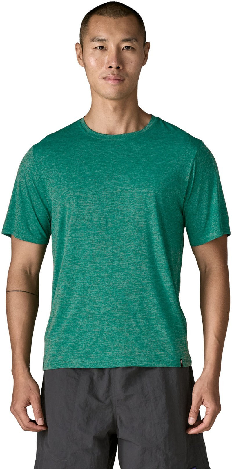 Capilene Cool Daily Shirt - Mens - gem green - light gem green x-dye 1