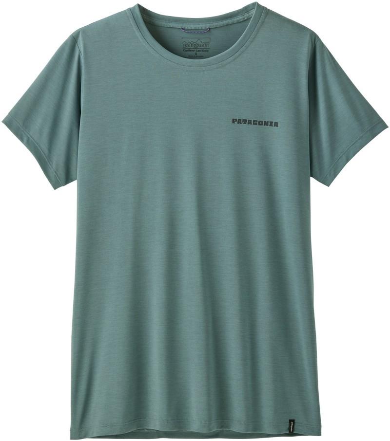 Capilene Cool Daily Shirt - Mother Rays - Womens - blue sage / light blue sage x-dye 1