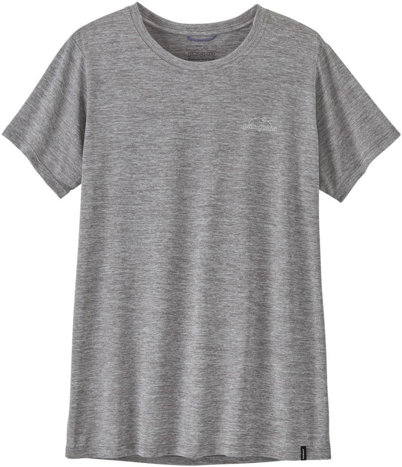 Capilene Cool Daily Shirt - P-6 Cosmos - Womens - feather grey 1