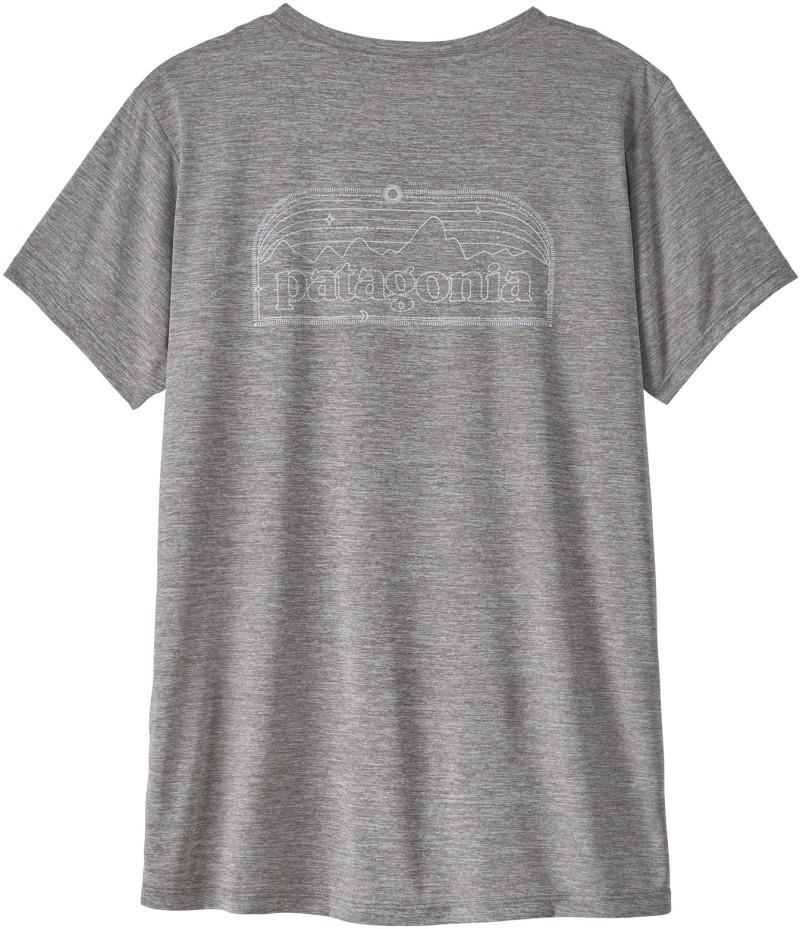 Capilene Cool Daily Shirt - P-6 Cosmos - Womens - feather grey 1
