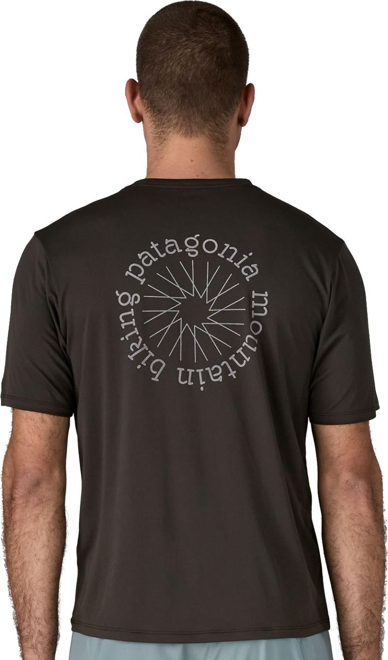 Capilene Cool Daily Shirt - Spoke Stencil - Mens - black 1