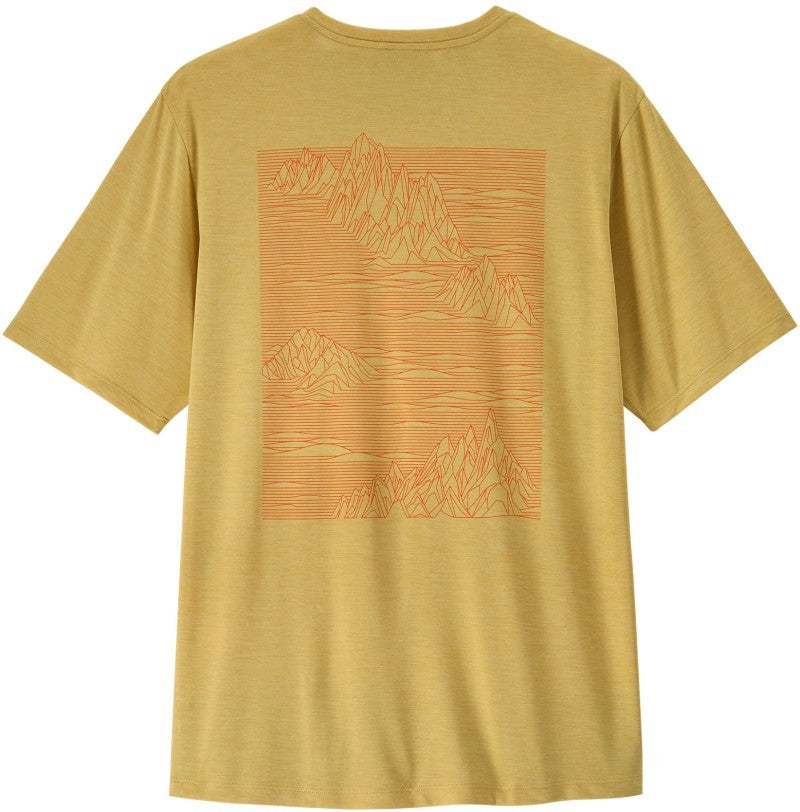 Capilene Cool Daily Shirt - Strataspire - Mens - limestone yellow / light limestone yellow x-dye 1
