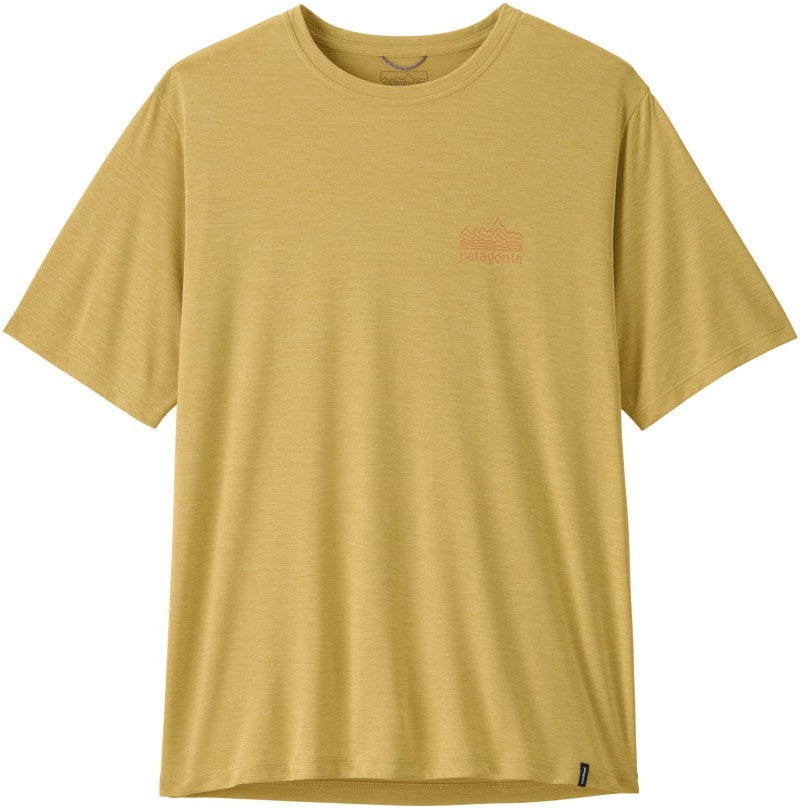 Capilene Cool Daily Shirt - Strataspire - Mens - limestone yellow / light limestone yellow x-dye 1