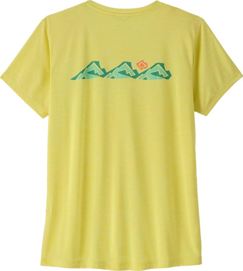 Capilene Cool Daily Shirt - Trailcheck - Womens - lemon zest 1