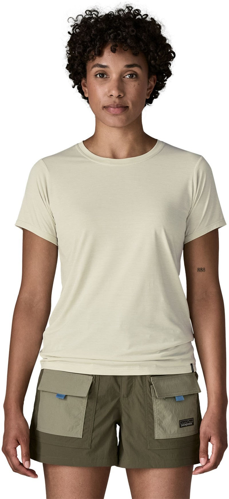 Capilene Cool Daily Shirt - Womens - dyno white 1