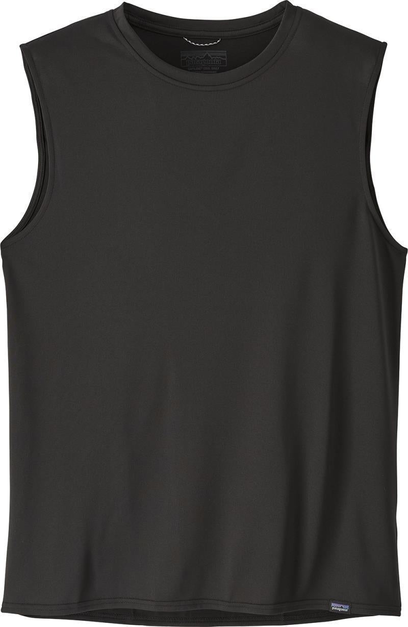 Capilene Cool Daily Sleeveless Shirt - Mens - Black 2