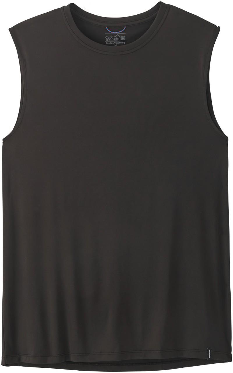 Capilene Cool Daily Sleeveless Shirt - Mens - black 1
