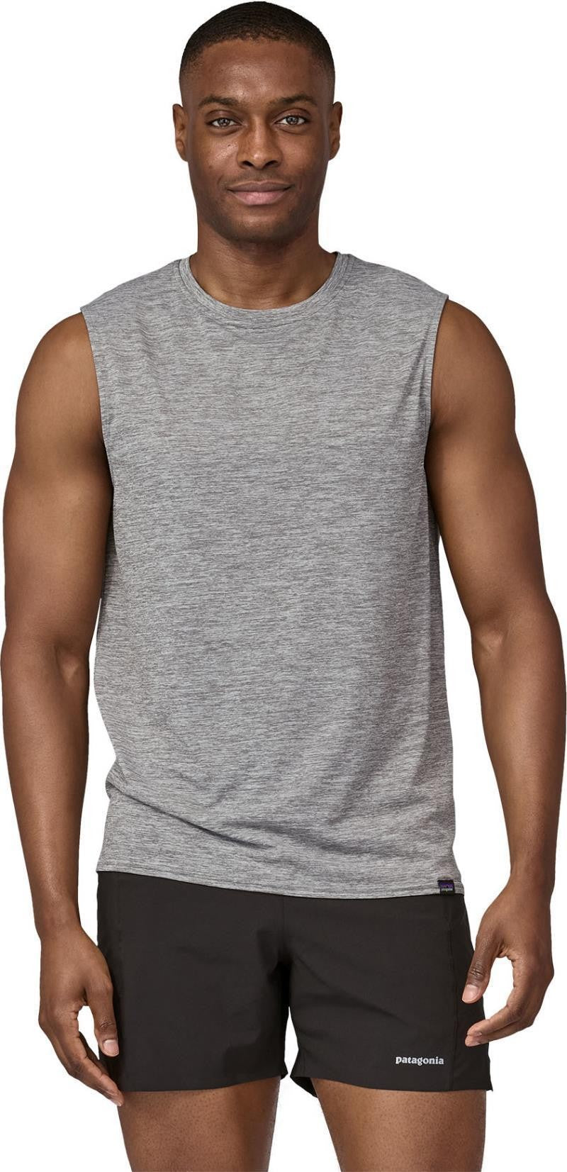 Capilene Cool Daily Sleeveless Shirt - Mens - feather grey 1