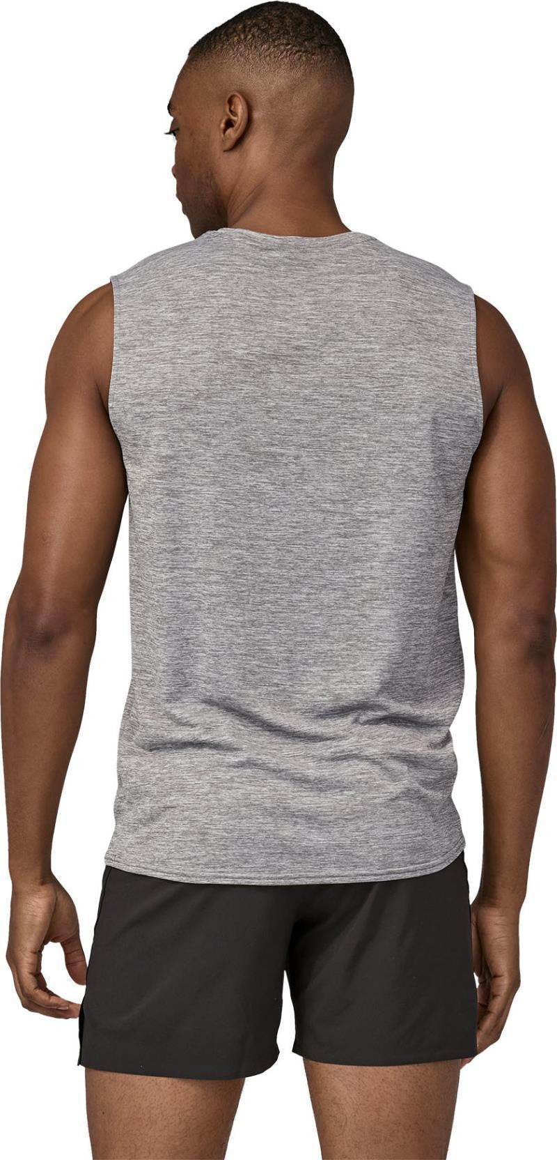 Capilene Cool Daily Sleeveless Shirt - Mens - feather grey 1