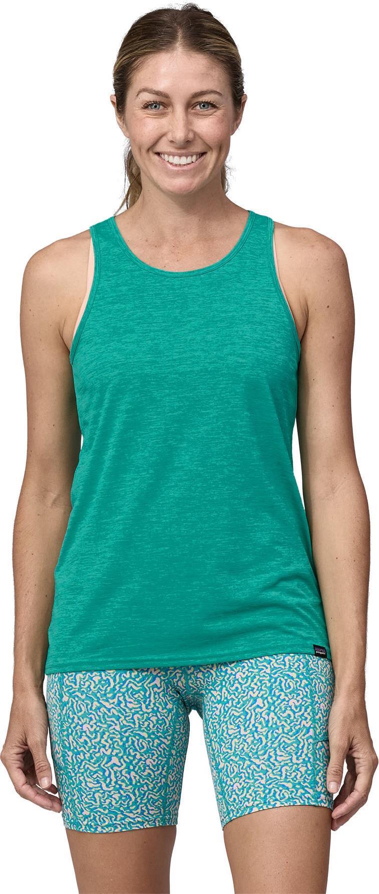 Capilene Cool Daily Tank - Womens - Subtidal Blue / Light Subtidal Blue X-Dye 2