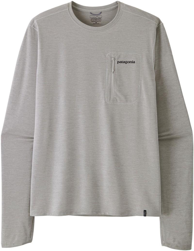 Capilene Cool LS Sun Shirt - Fitz Roy Trout - Mens - crisp grey / salt grey x-dye 1