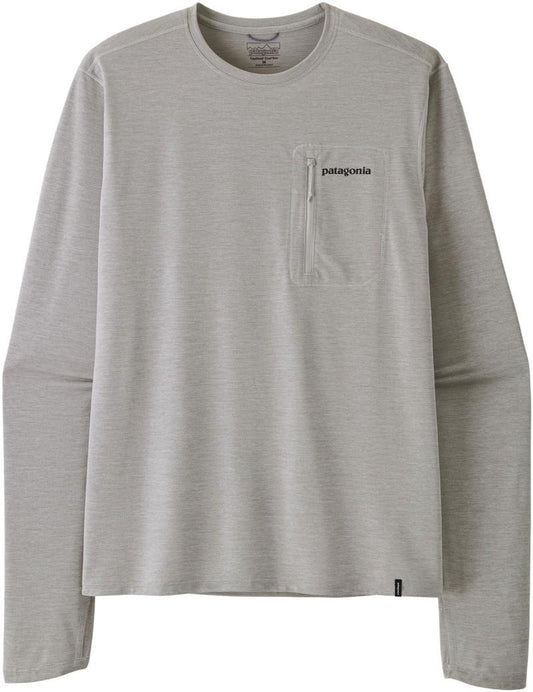 Capilene Cool LS Sun Shirt - Fitz Roy Trout - Mens - crisp grey / salt grey x-dye 1