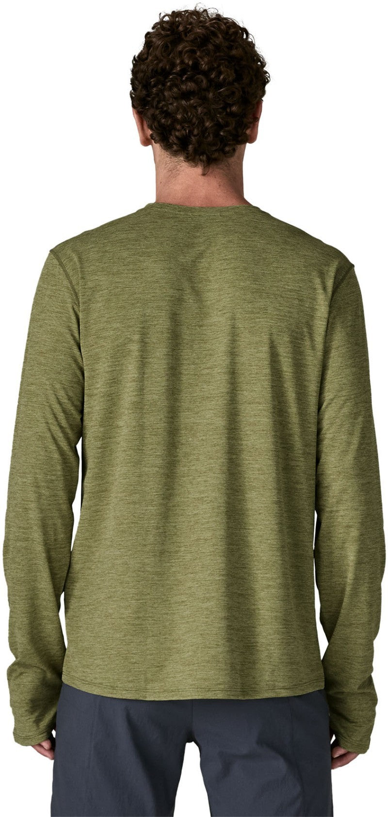 Capilene Cool LS Sun Shirt - Mens - caper green / buckhorn green x-dye 1