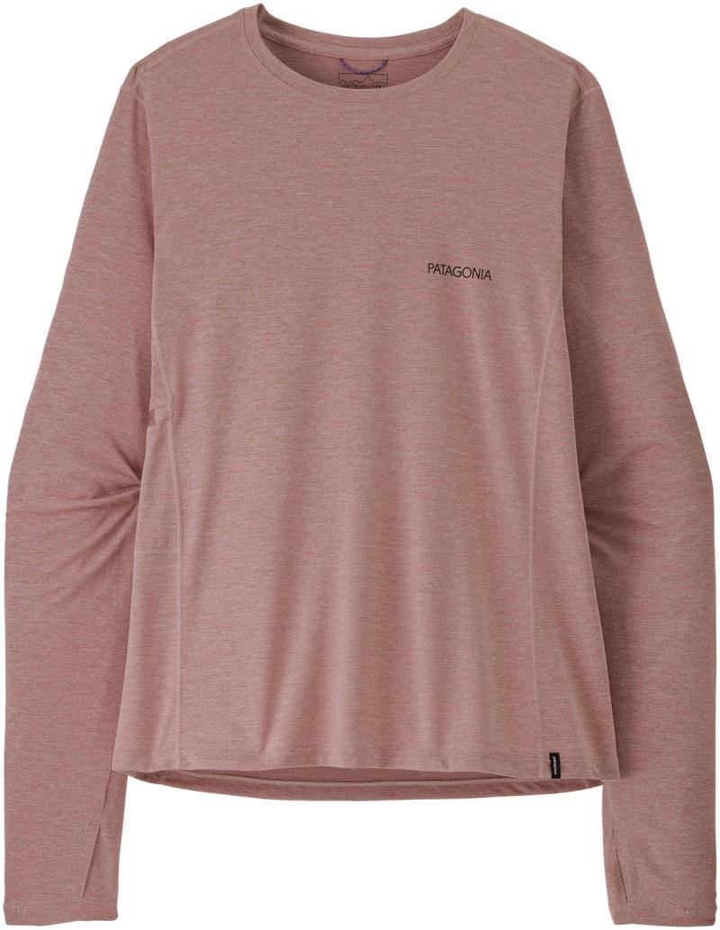 Capilene Cool LS Sun Shirt - Peak Visions - Womens - fuzzy mauve / moonrise taupe x-dye 1