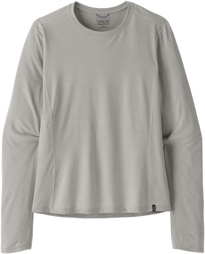Capilene Cool LS Sun Shirt - Womens - crisp grey / salt grey x-dye 1