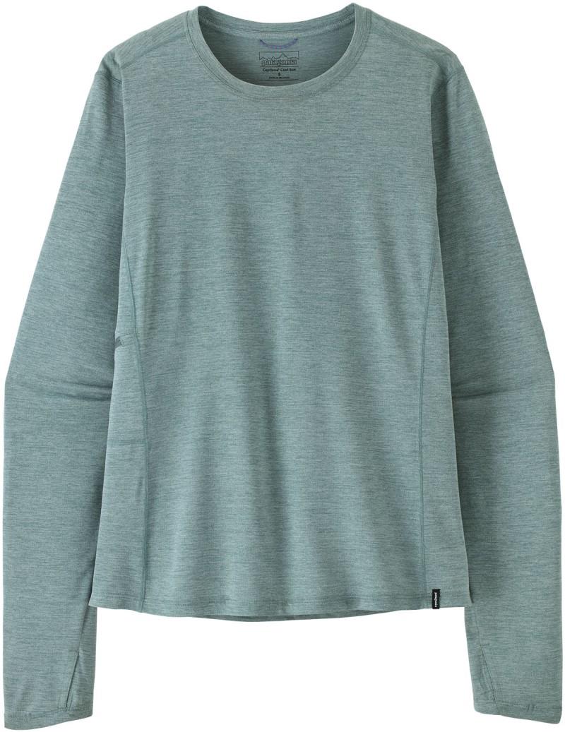 Capilene Cool LS Sun Shirt - Womens - nouveau green / blue sage x-dye 1