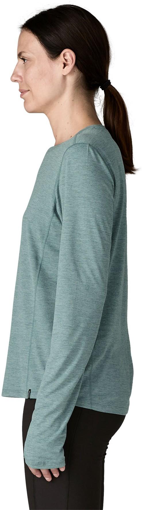 Capilene Cool LS Sun Shirt - Womens - nouveau green / blue sage x-dye 1