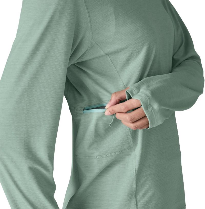 Capilene Cool LS Sun Shirt - Womens - thermal blue / thin ice x-dye 1