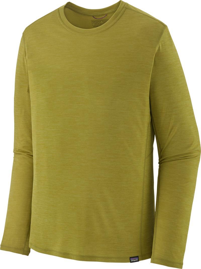 Capilene Cool Lightweight LS Shirt - Mens - Shrub Green / Perch Yellow X-Dye 1