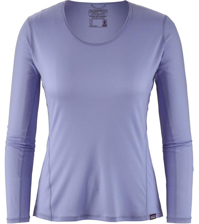 Capilene Cool Lightweight LS Shirt - Womens - light violet blue 1