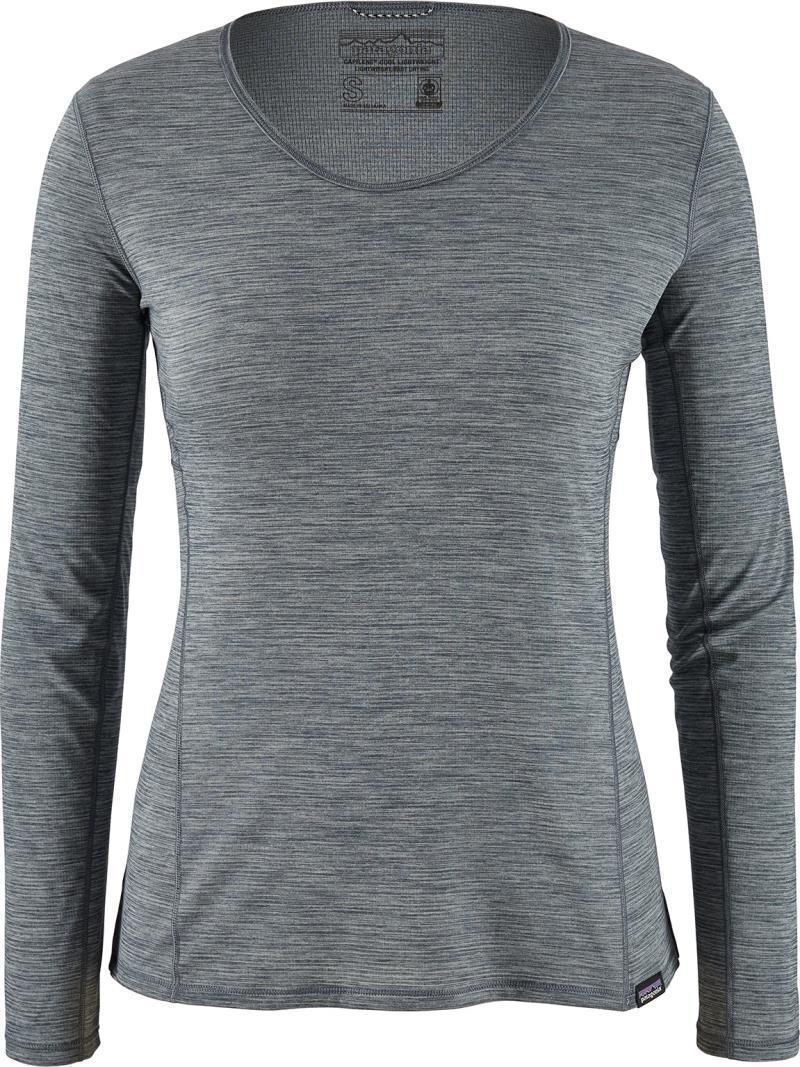 Capilene Cool Lightweight LS Shirt - Womens - smolder blue 1