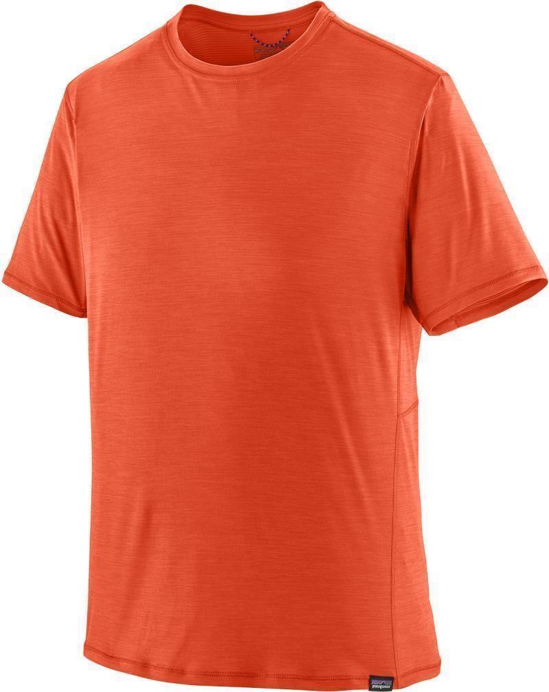 Capilene Cool Lightweight SS Shirt - Mens - pollinator orange - light pollinator orange x-dye 1