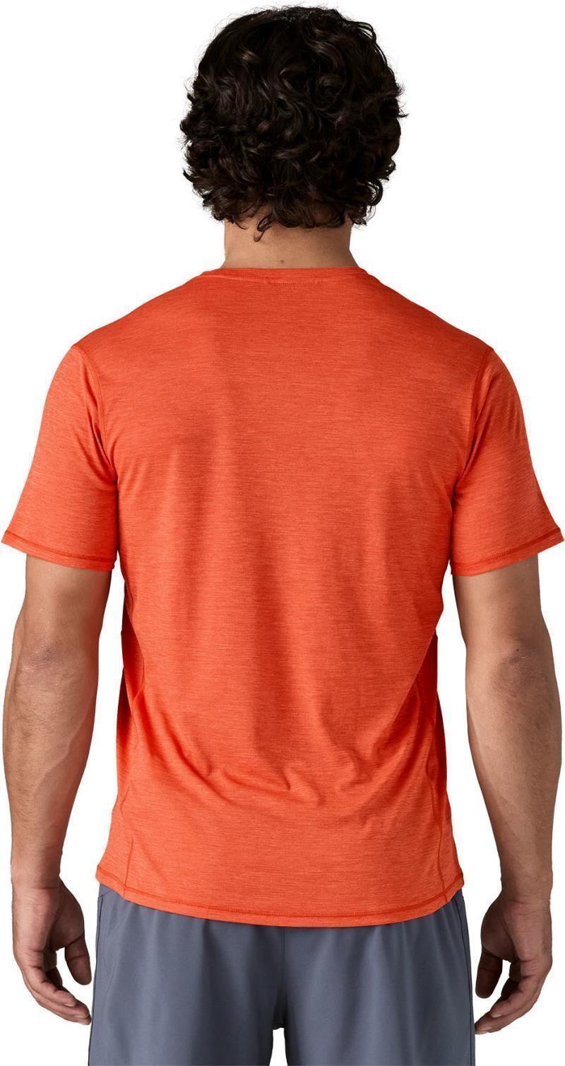 Capilene Cool Lightweight SS Shirt - Mens - pollinator orange - light pollinator orange x-dye 1