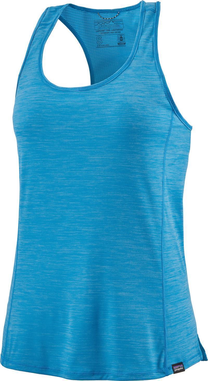 Capilene Cool Lightweight Tank - Womens - joya blue - dark joya blue x-dye 1