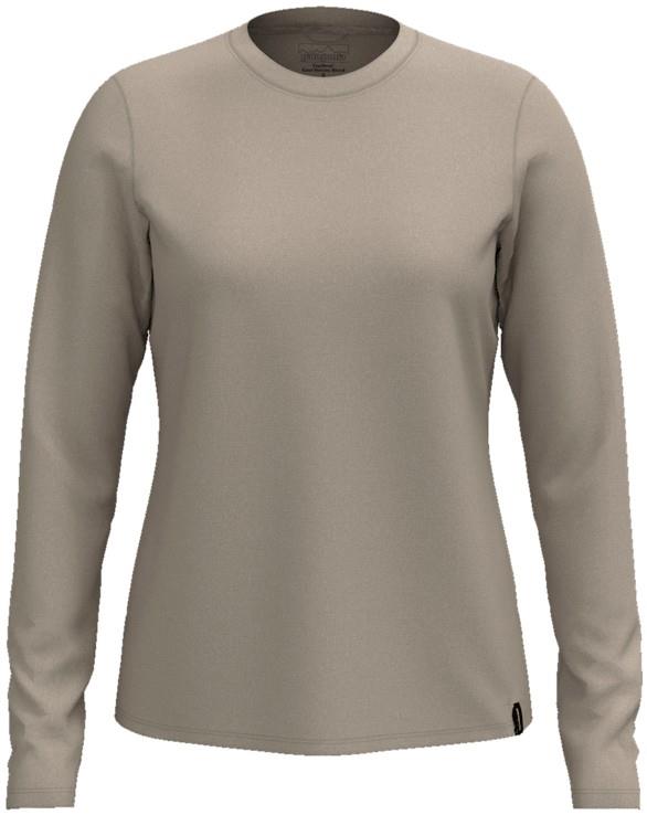 Capilene Cool Merino Blend LS Shirt - Womens - albatross grey 1