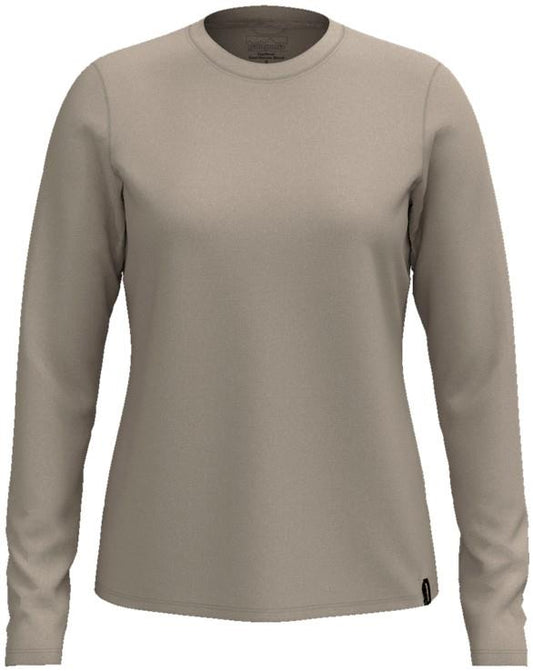 Capilene Cool Merino Blend LS Shirt - Womens - albatross grey 1