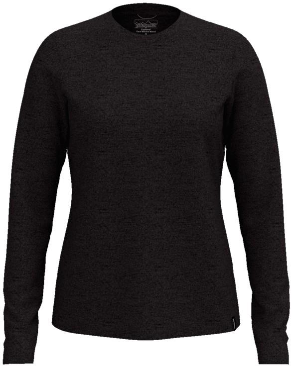 Capilene Cool Merino Blend LS Shirt - Womens - black 1
