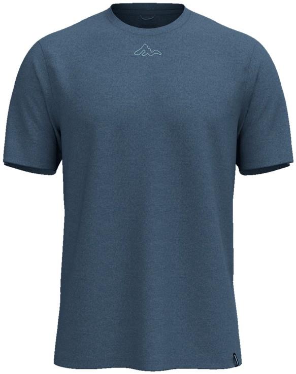 Capilene Cool Merino Blend SS Shirt - Mountain Movement Mark - Mens - freshwater blue 1