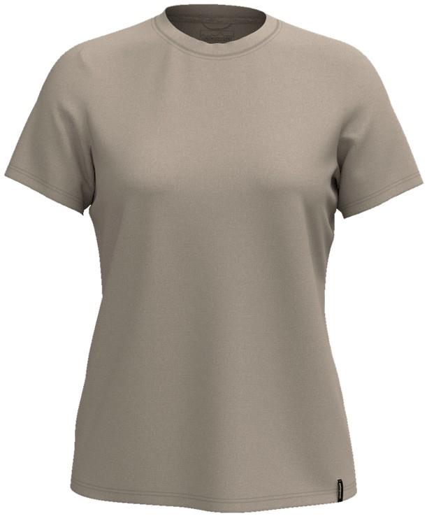 Capilene Cool Merino Blend Shirt - Womens - albatross grey 1