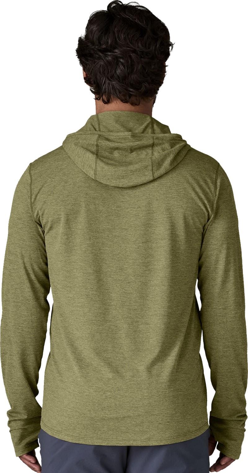 Capilene Cool Sun Hoody - Cloud Crag Crest - Mens - caper green / buckhorn green x-dye 1