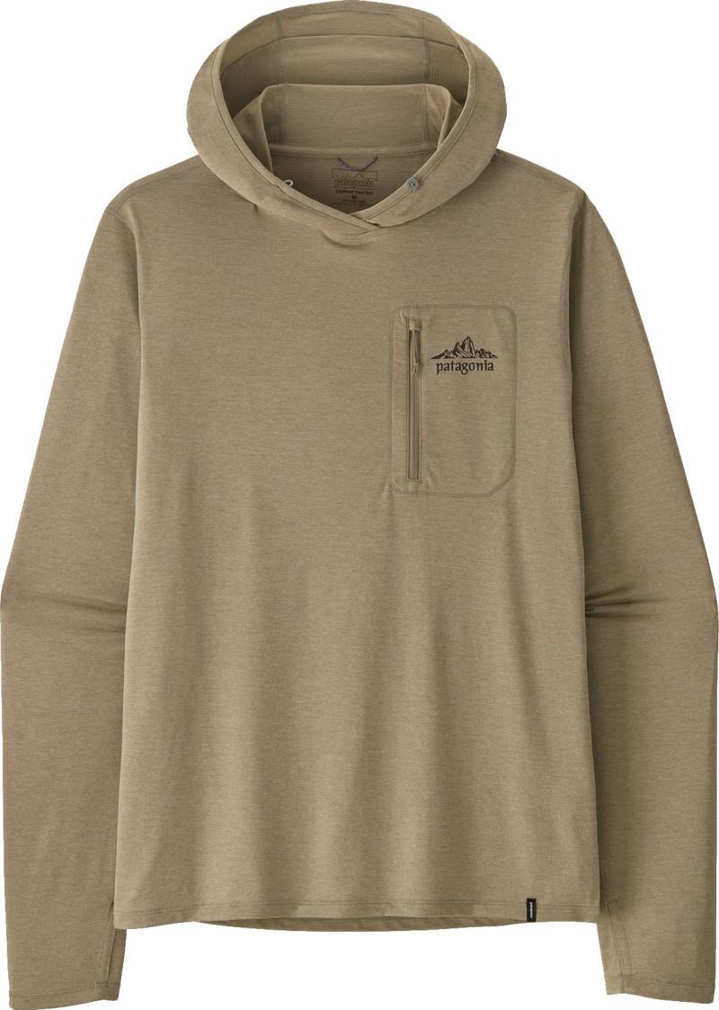 Capilene Cool Sun Hoody - Cloud Crag Crest - Mens - seabird grey / light seabird grey x-dye 1