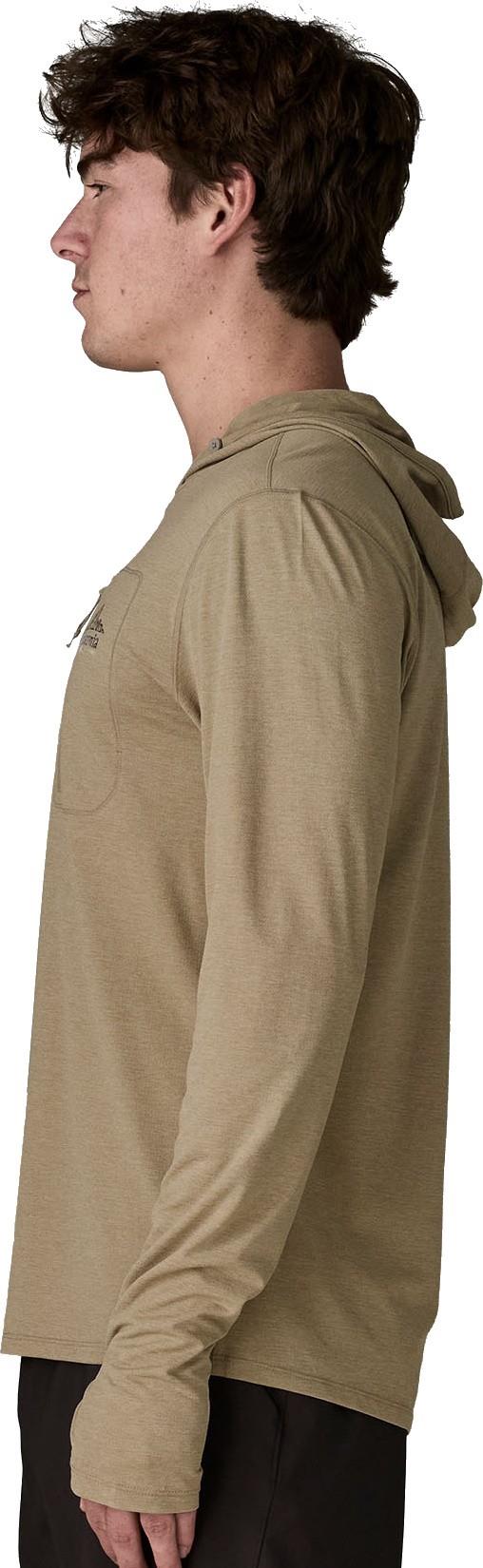 Capilene Cool Sun Hoody - Cloud Crag Crest - Mens - seabird grey / light seabird grey x-dye 1