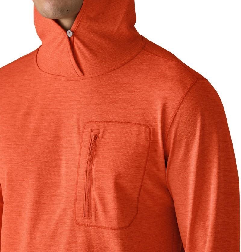 Capilene Cool Sun Hoody - Mens - coal orange / light coal orange x-dye 1