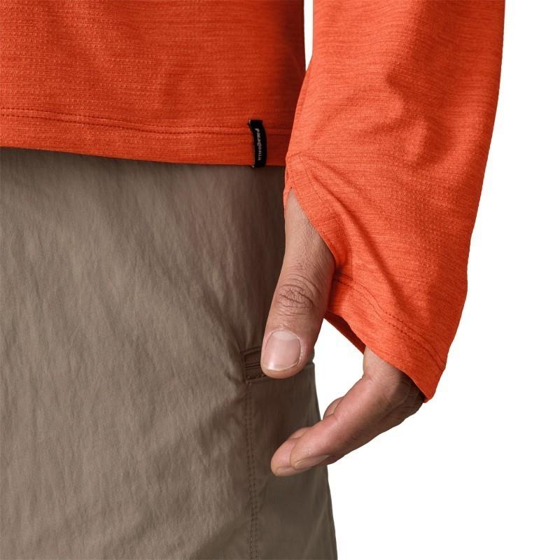 Capilene Cool Sun Hoody - Mens - coal orange / light coal orange x-dye 1
