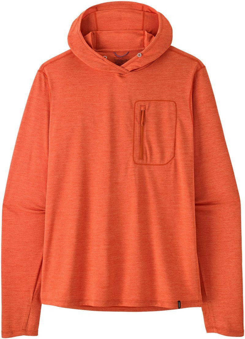 Capilene Cool Sun Hoody - Mens - coal orange / light coal orange x-dye 1