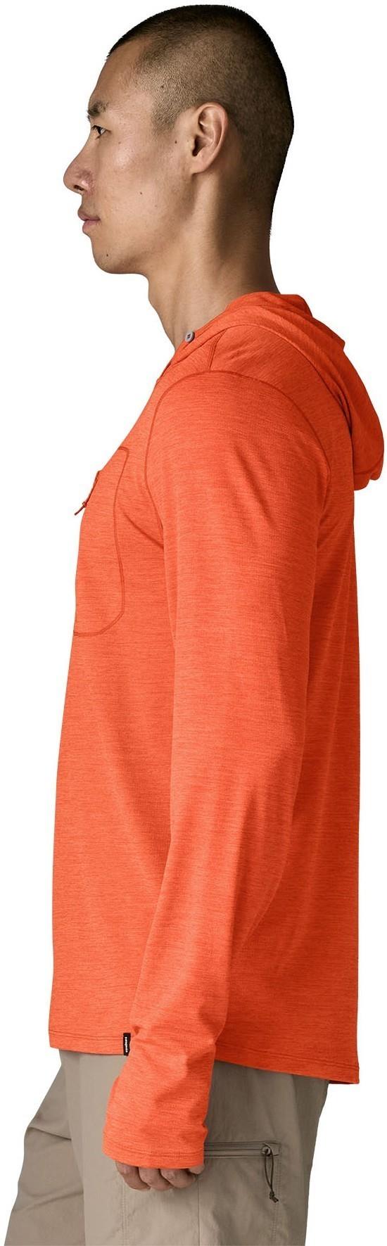 Capilene Cool Sun Hoody - Mens - coal orange / light coal orange x-dye 1